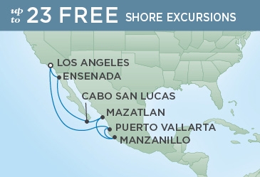 Riwiera Meksykańska - Los Angeles - Seven Seas Navigator