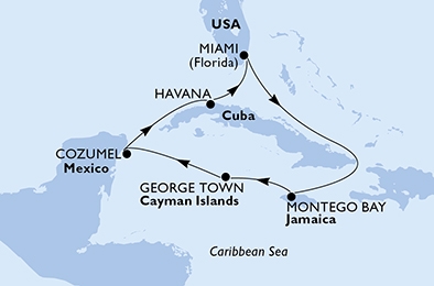 Kuba - Miami - MSC Armonia