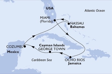 Karaiby - Miami - MSC Divina