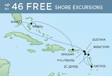 Karaiby, Bahamy - Miami - Seven Seas Explorer
