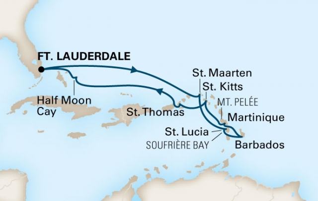 Karaiby- Fort Lauderdale- Oosterdam