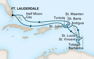 Karaiby- Fort Lauderdale- Prinsendam