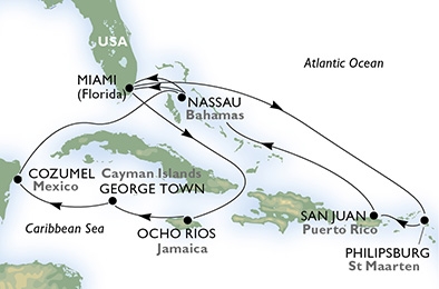 Karaiby- Miami- MSC Divina