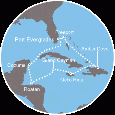 Karaiby- Port Everglades- Costa Deliziosa