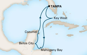 Karaiby- Tampa- Oosterdam