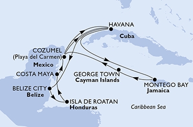 Kuba - Hawana - MSC Armonia