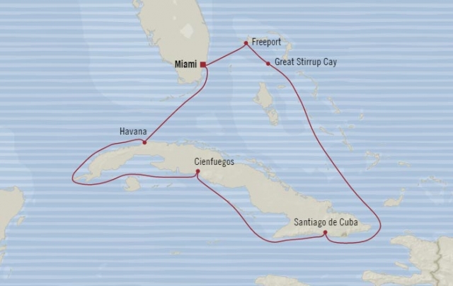 Kuba, Bahamy - Miami - Sirena