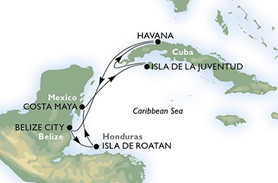 Kuba z przelotem - Hawana - MSC Armonia