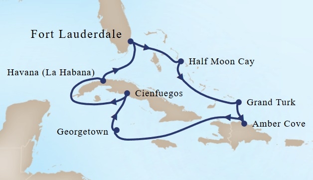 Kuba, Hawana - Fort Lauderdale - Veendam