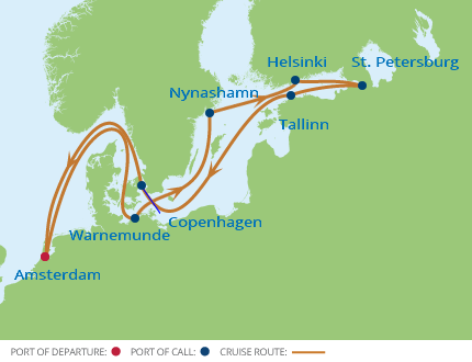 Morze Bałtyckie - Amsterdam - Celebrity Eclipse