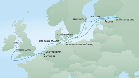 Morze Bałtyckie - Dublin - Seven Seas Navigator