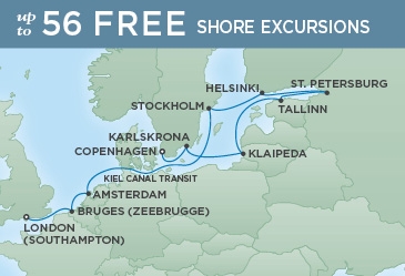 Morze Bałtyckie - Southampton - Seven Seas Explorer