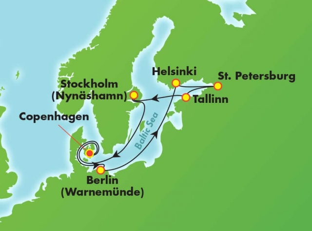 Morze Bałtyckie - Kopenhaga - Norwegian Getaway