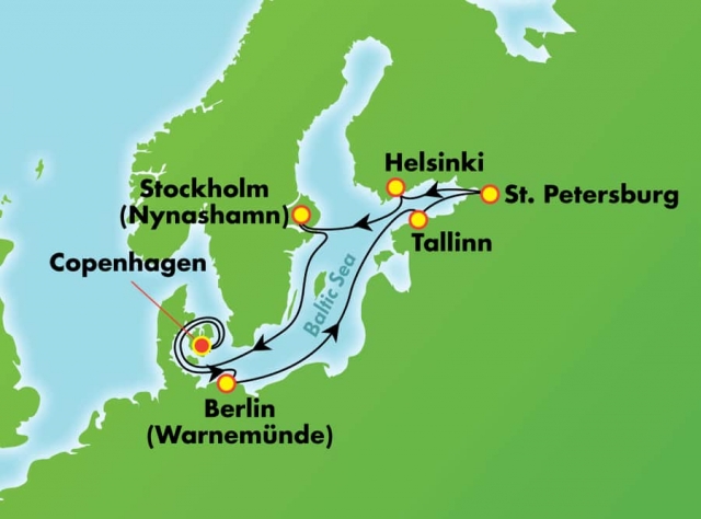 Morze Bałtyckie - Kopenhaga - Norwegian Getaway