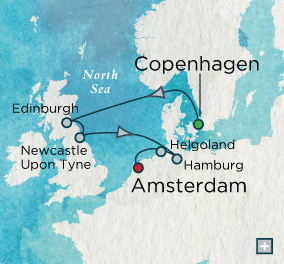 Morze Północne - Kopenhaga - Crystal Serenity