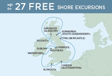 Wyspy Brytyjskie - Southampton - Seven Seas Voyager