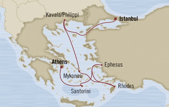 Morze Śródziemne - Ateny - Riviera