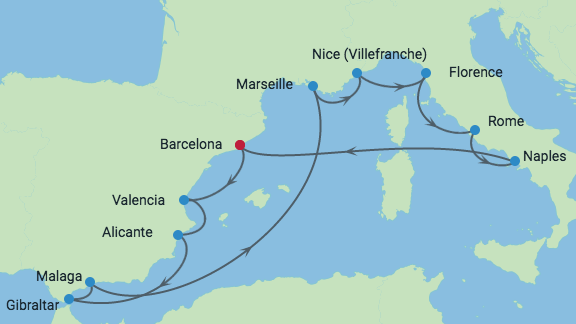 Morze Śródziemne - Barcelona - Celebrity Reflection