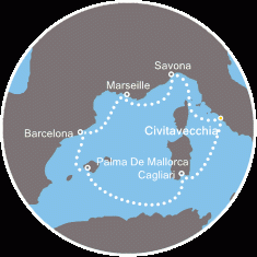Morze Śródziemne - Barcelona - Costa Diadema
