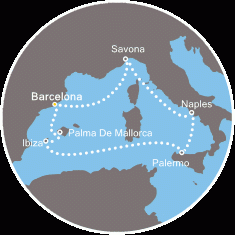 Morze Śródziemne - Barcelona - Costa Fascinosa