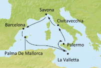 Morze Śródziemne - Barcelona - Costa Favolosa