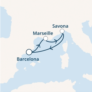 Morze Śródziemne - Barcelona - Costa Favolosa