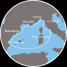 Morze Śródziemne - Barcelona - Costa Fortuna