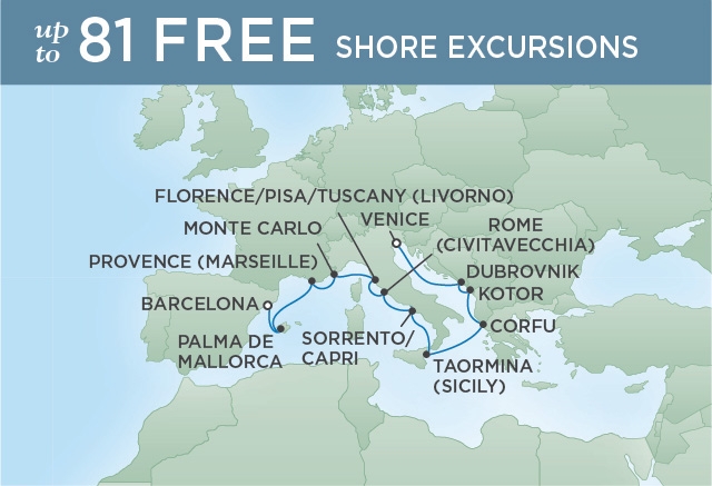 Morze Śródziemne - Barcelona - Seven Seas Explorer