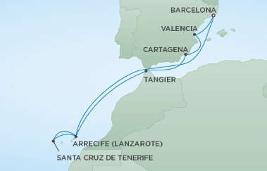 Wyspy Kanaryjskie - Barcelona - Seven Seas Explorer