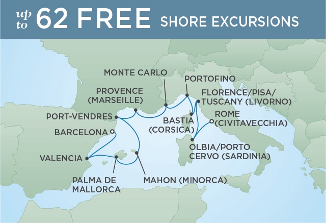 Morze Śródziemne - Barcelona - Seven Seas Voyager