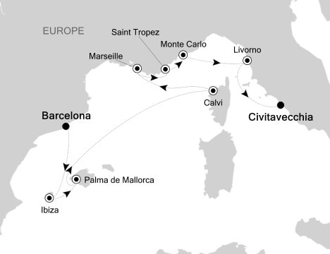 Morze Śródziemne - Barcelona - Silver Muse