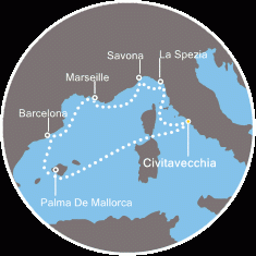 Morze Śródziemne - Civitavecchia - Costa Diadema