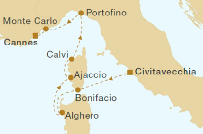 Morze Śródziemne - Civitavecchia - Royal Clipper
