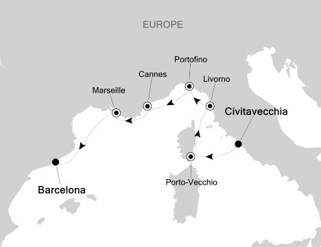Morze Śródziemne - Civitavecchia - Silver Spirit