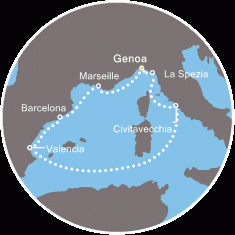 Morze Śródziemne - Genua - Costa Fortuna