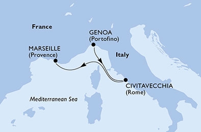Morze Śródziemne - Genua - MSC Divina