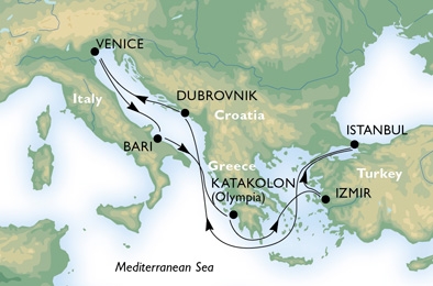 Morze Śródziemne - Istambuł - MSC Preziosa