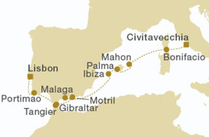 Morze Śródziemne - Lizbona - Royal Clipper