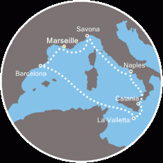 Morze Śródziemne - Marsylia - Costa Fascinosa