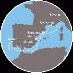 Morze Śródziemne - Marsylia - Costa Favolosa