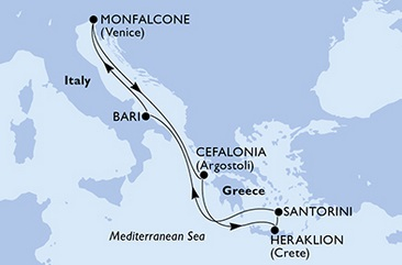 Morze Śródziemne - Monfalcone - MSC Opera