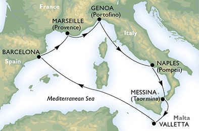 Morze Śródziemne - Neapol - MSC Seaview 