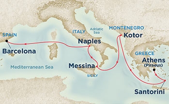 Morze Śródziemne - Pireus - Crown Princess