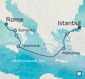 Morze Śródziemne - Rzym - Crystal Serenity