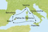 Morze Śródziemne - Savona - Costa Fascinosa rejs z pilotem