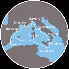 Morze Śródziemne - Savona - Costa Pacifica