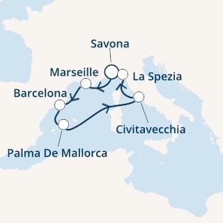 Morze Śródziemne - Savona - Costa Smeralda