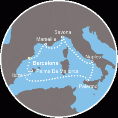 Morze Śródziemne - Barcelona -Costa Fascinosa