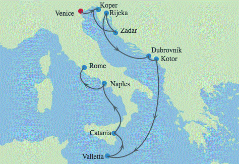 Morze Śródziemne - Wenecja - Celebrity Constellation