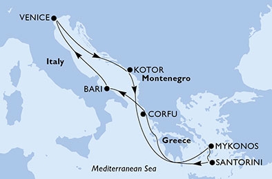 Morze Śródziemne - Wenecja - MSC Opera